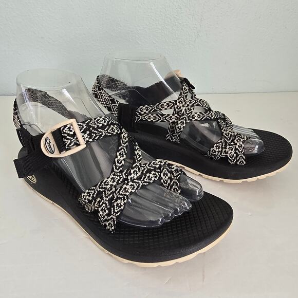 CHACO Women's Z Cloud X2 Sandals Women's 7 Black Angora Granola Girl Casual Gorp - Picture 1 of 11